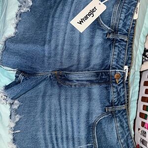 Wrangler Blue Denim Shorts